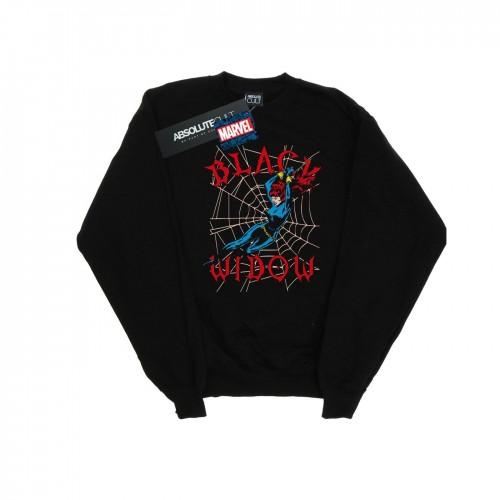 Marvel Boys Black Widow Web Sweatshirt