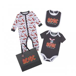 Amplified Baby Fly On The Wall AC/DC Babygrow Set