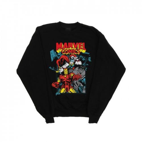Marvel Comics Mens Trio Pose Sweatshirt