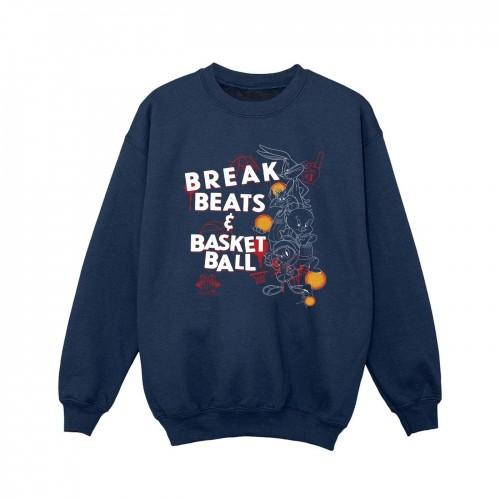 Pertemba FR - Apparel space jam: A New Legacy Girls Break Beats & Basketball Sweatshirt