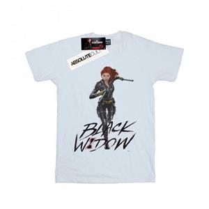 Marvel Boys Black Widow Movie Natasha Running T-Shirt