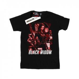 Marvel Boys Black Widow Movie Red Group T-Shirt