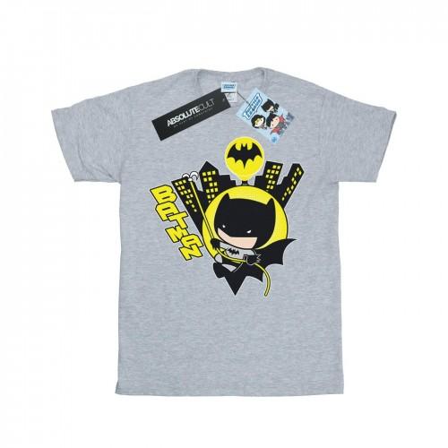 DC Comics Girls Chibi Batman Swinging Cotton T-Shirt