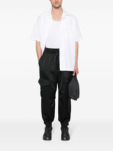 Y-3 Seersucker cargo broek - Zwart