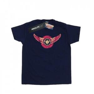 Marvel Girls Captain  Wings Patch Cotton T-Shirt