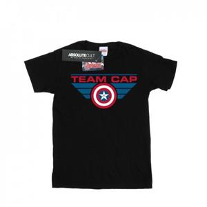 Marvel Girls Captain America Civil War Team Cap Cotton T-Shirt