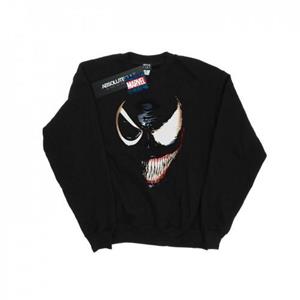 Marvel Mens Venom Split Face Sweatshirt