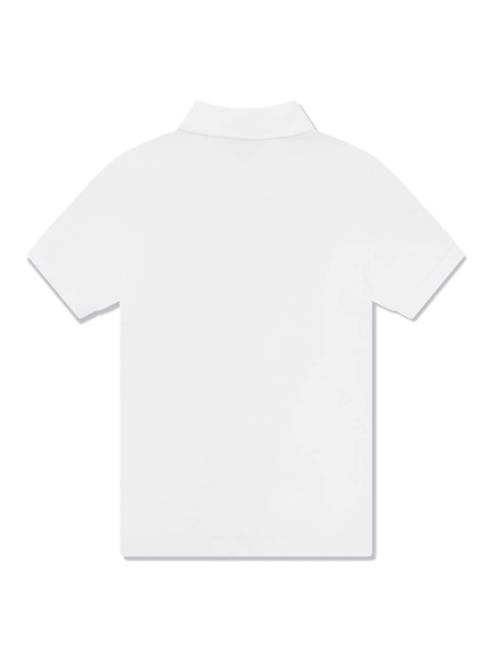 Ralph Lauren Kids Katoenen poloshirt met geborduurd logo - Wit