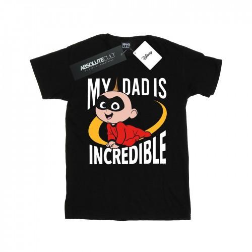 Disney Girls The Incredibles My Dad Mr Incredible Cotton T-Shirt