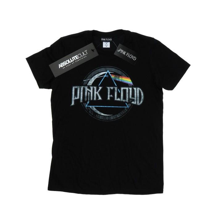 Pink Floyd Girls Dark Side Of The Moon Circular Logo Cotton T-Shirt