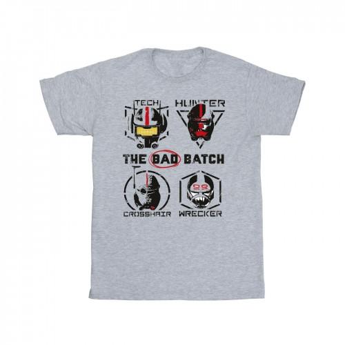 Pertemba FR - Apparel Star wars: Bad Batch Girls Clone Force 99 Cotton T-Shirt
