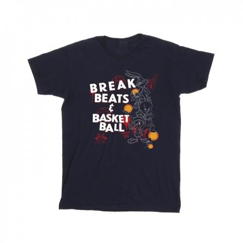 Pertemba FR - Apparel space jam: A New Legacy Girls Break Beats & Basketball Cotton T-Shirt