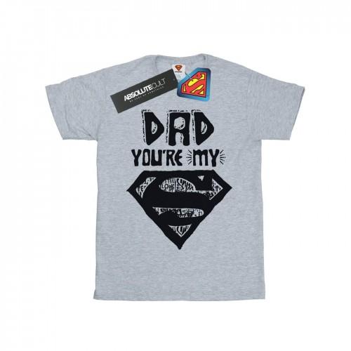 DC Comics Girls Superman Super Dad Cotton T-Shirt