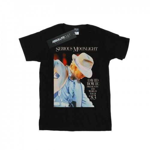 David Bowie Girls Serious Moonlight Cotton T-Shirt