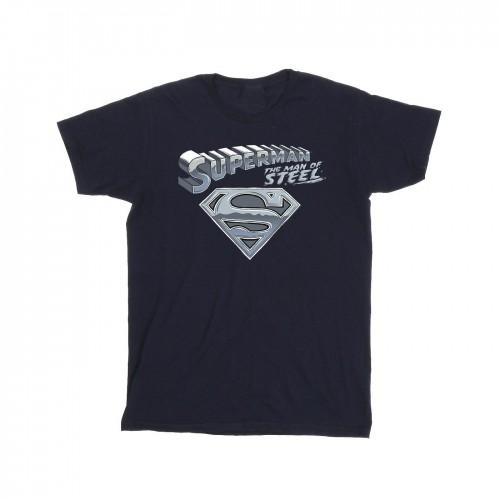 DC Comics Girls Superman The Man Of Steel Cotton T-Shirt