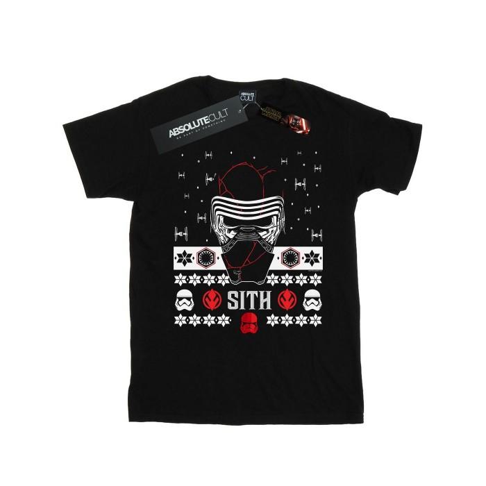 Star Wars Girls The Rise Of Skywalker Christmas Sith Cotton T-Shirt