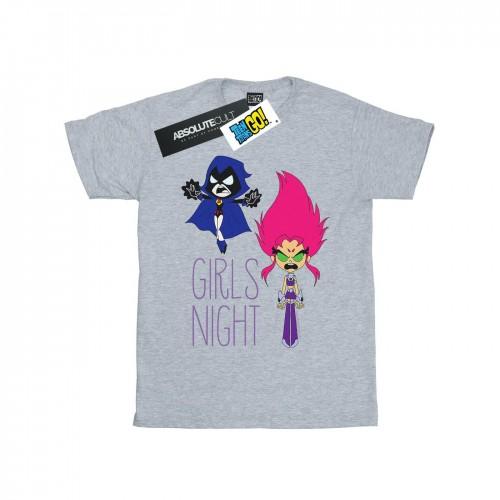 DC Comics Girls Teen Titans Go Girls Night Cotton T-Shirt