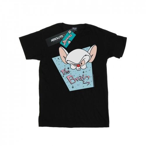 Animaniacs Girls The Brain Mugshot Cotton T-Shirt