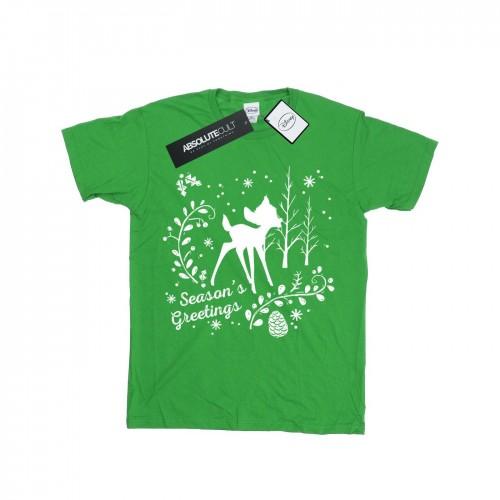 Disney Boys Bambi Christmas Greetings T-Shirt