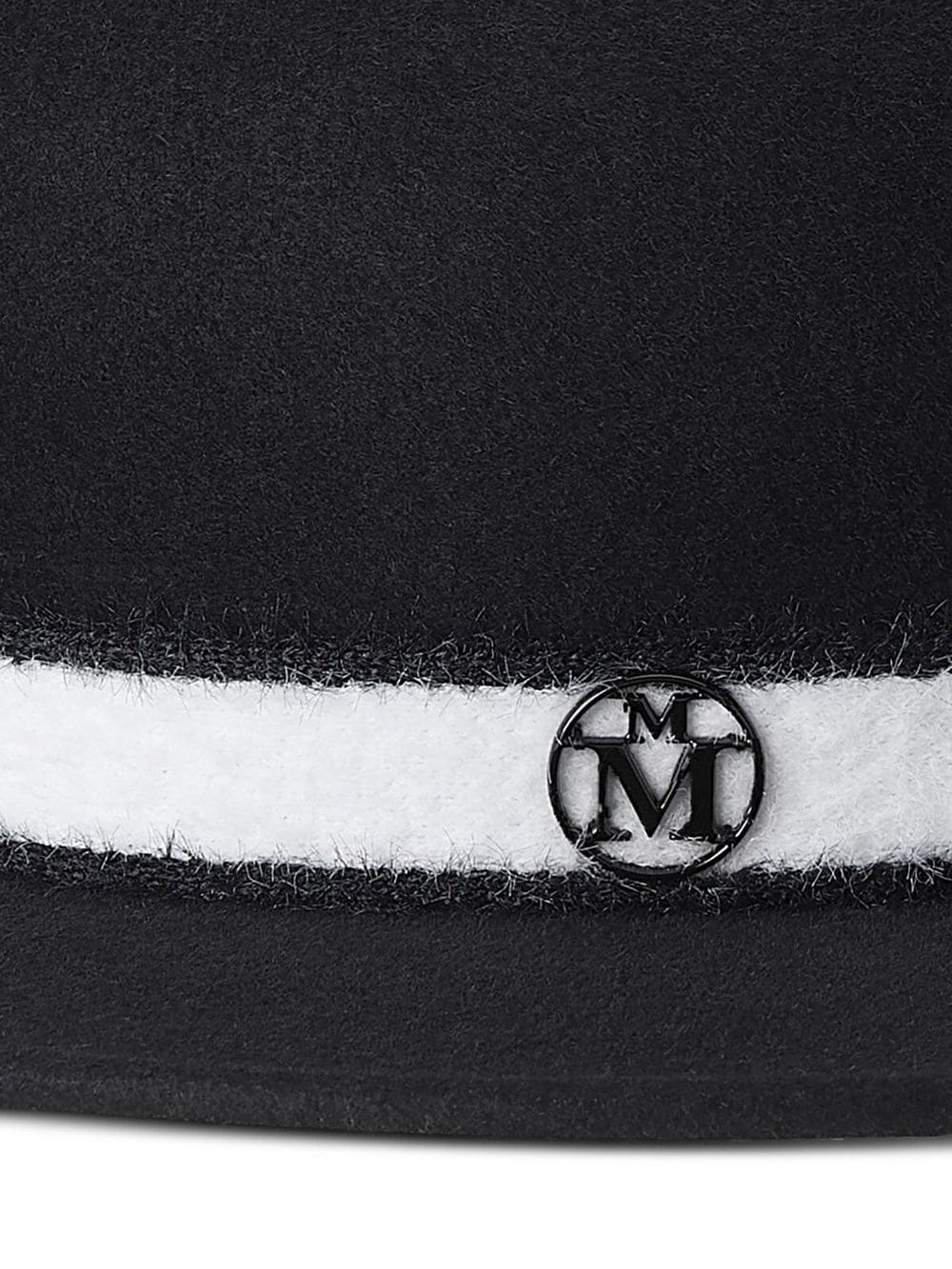 Maison Michel Vilten hoed - Zwart