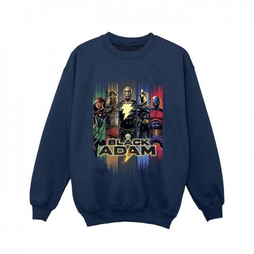 DC Comics Girls Black Adam JSA Complete Group Sweatshirt