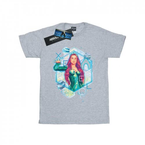 DC Comics Girls Aquaman Mera Geometric Cotton T-Shirt