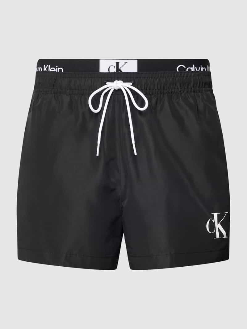 Calvin Klein Underwear Zwembroek met label- en logodetails