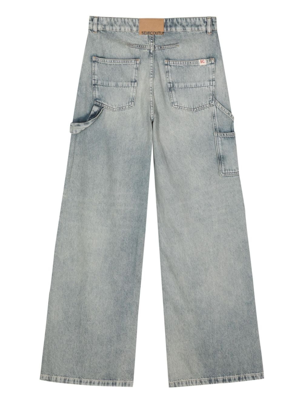 Semicouture Jeans met wijde pijpen - Blauw