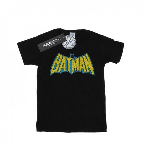 DC Comics Boys Batman Crackle Logo T-Shirt