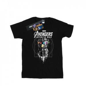 Marvel Girls Avengers Infinity War Gauntlet Cotton T-Shirt