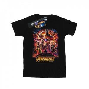 Marvel Girls Avengers Infinity War Movie Poster Cotton T-Shirt