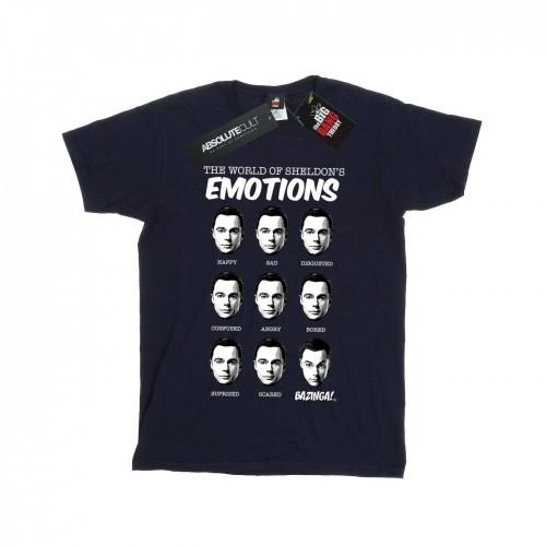 The Big Bang Theory Girls Sheldon Emotions Cotton T-Shirt