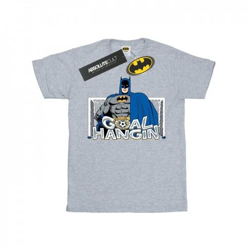 DC Comics Girls Batman Football Goal HanginÂ´ Cotton T-Shirt