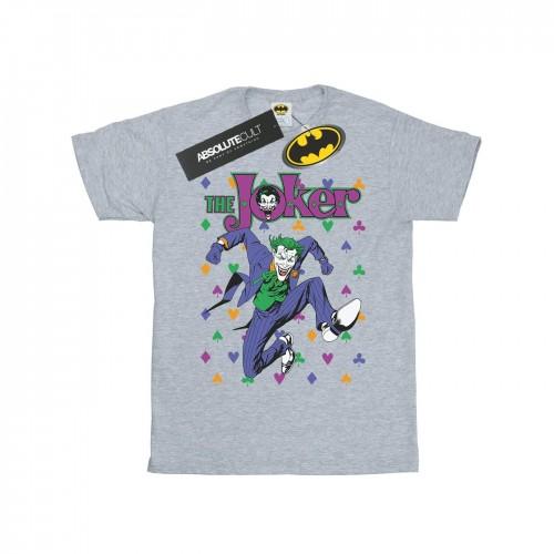 DC Comics Girls Batman Joker Cards Jump Cotton T-Shirt