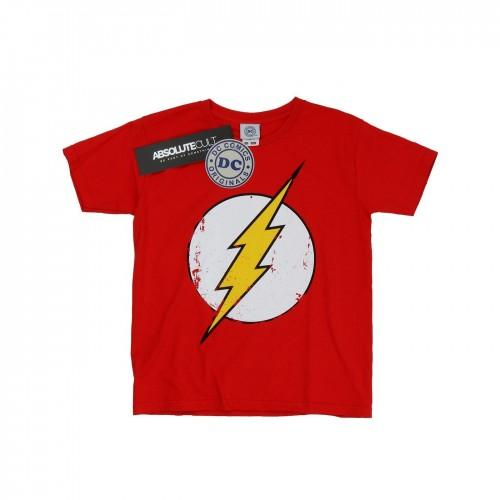 DC Comics Boys Flash Distressed Logo T-Shirt