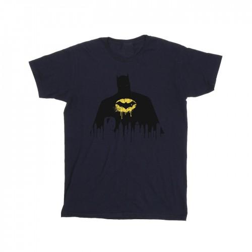 DC Comics Girls Batman Shadow Paint Cotton T-Shirt