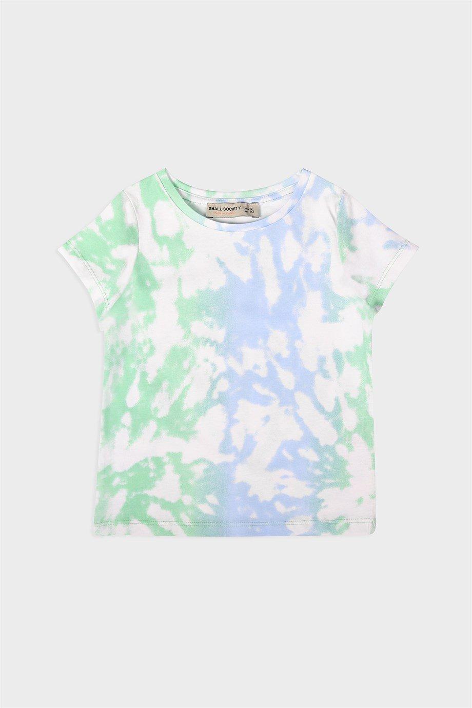 Small Society Tie Dye Printed T-Shirt for Girl