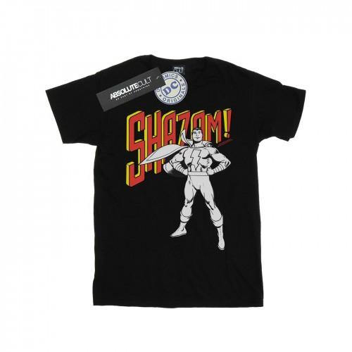 DC Comics Boys Shazam Mono Action Pose T-Shirt