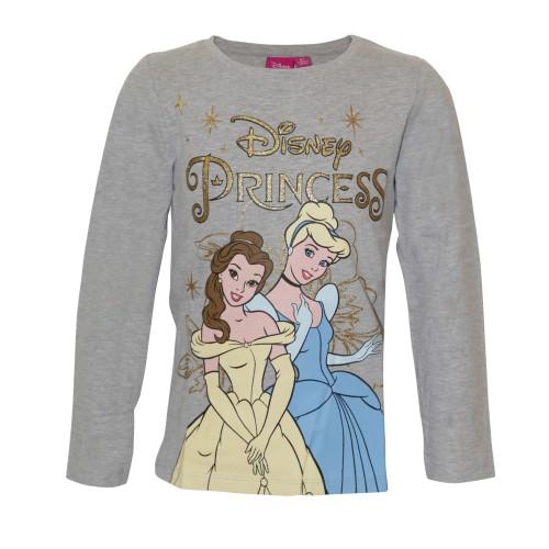 Disney Princess Girls Glitter Long-Sleeved T-Shirt
