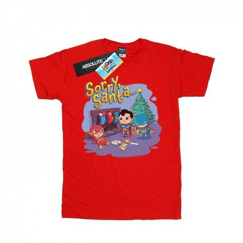 DC Comics Boys Super Friends Sorry Santa T-Shirt