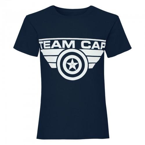Pertemba FR - Apparel Captain America Civil War Girls Team Cap T-Shirt