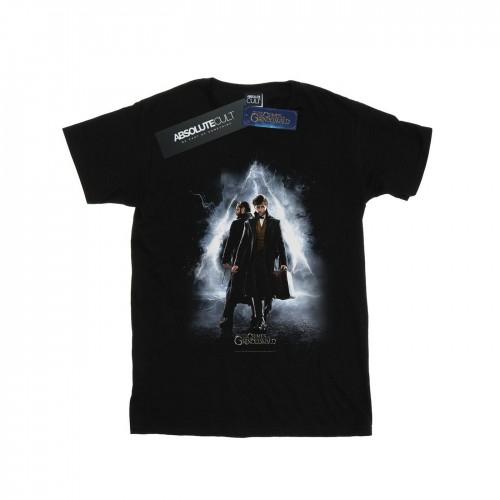 Pertemba FR - Apparel Fantastic Beasts Boys Newt And Dumbledore Poster T-Shirt
