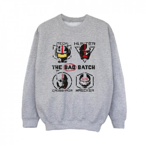 Pertemba FR - Apparel Star wars: Bad Batch Boys Clone Force 99 Sweatshirt