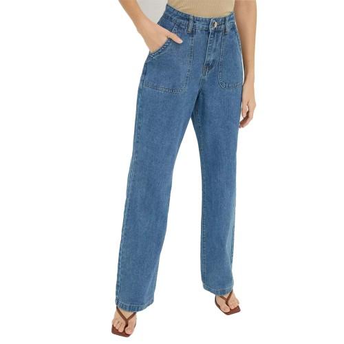 Pertemba FR - Apparel Dorothy Perkins Womens/Ladies Patch Pocket Tall Straight Jeans