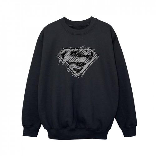 DC Comics Boys Superman Logo Sketch Sweatshirt