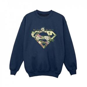 DC Comics Boys Superman My Mum My Hero Sweatshirt