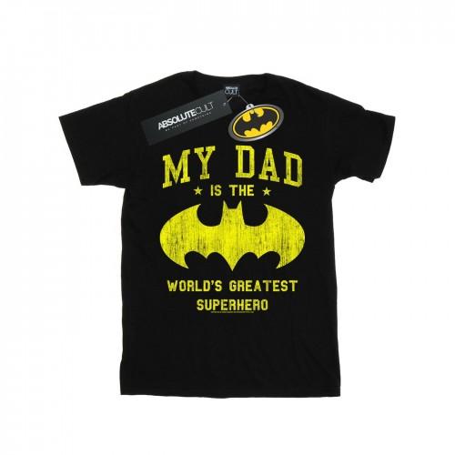 DC Comics Boys Batman My Dad Is A Superhero T-Shirt