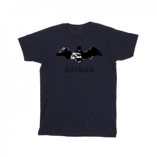 DC Comics Boys Batman Black Stare Logo T-Shirt