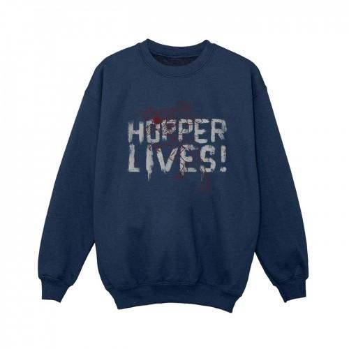 Pertemba FR - Apparel Netflix Boys Stranger Things Hoppers Live Sweatshirt