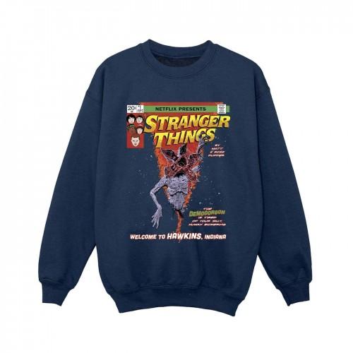 Pertemba FR - Apparel Netflix Boys Stranger Things Comic Cover Sweatshirt